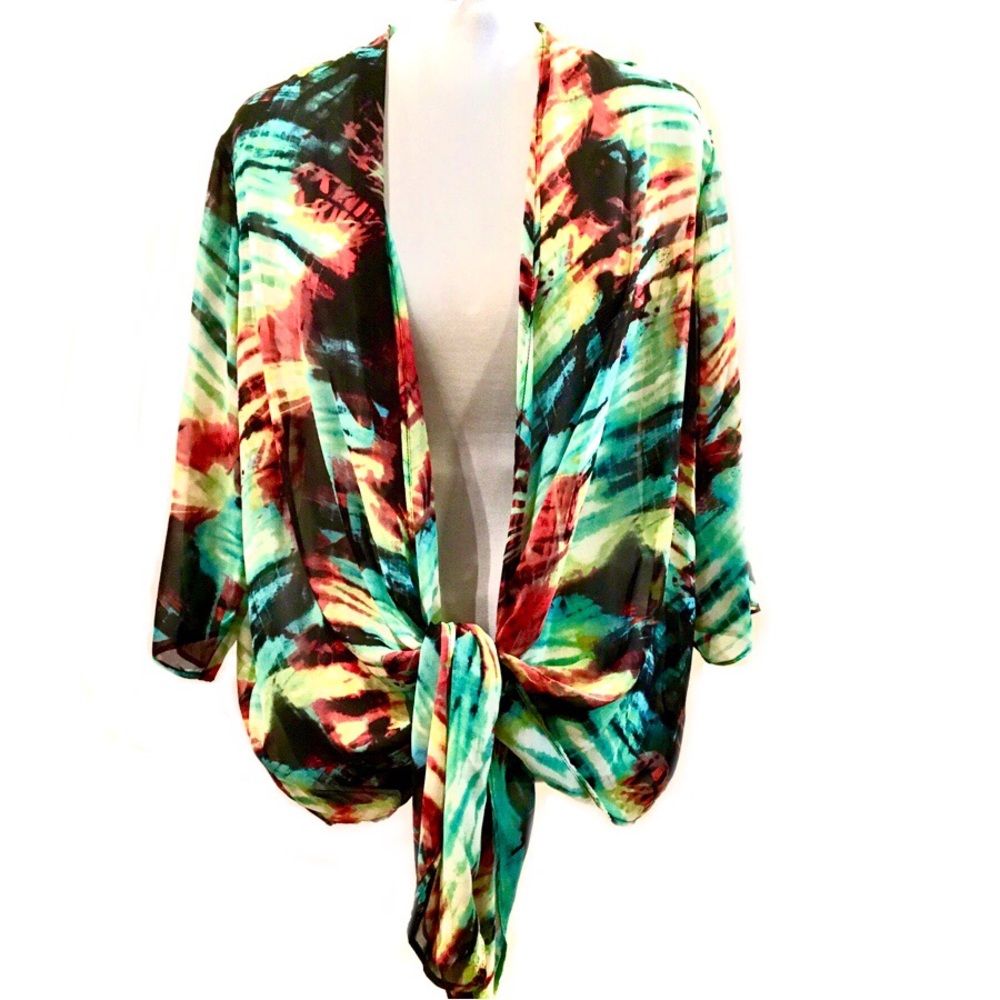 Chenault Chiffon Wrap | SZ 1X | EUC